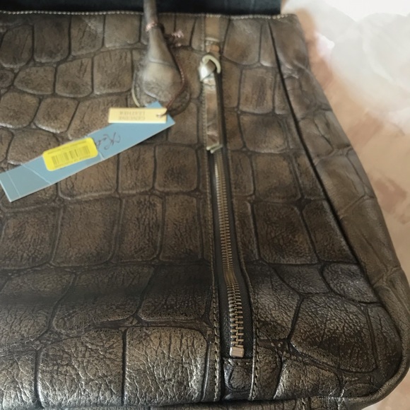 NWT. Kate Landry Leather Tote - Picture 7 of 7